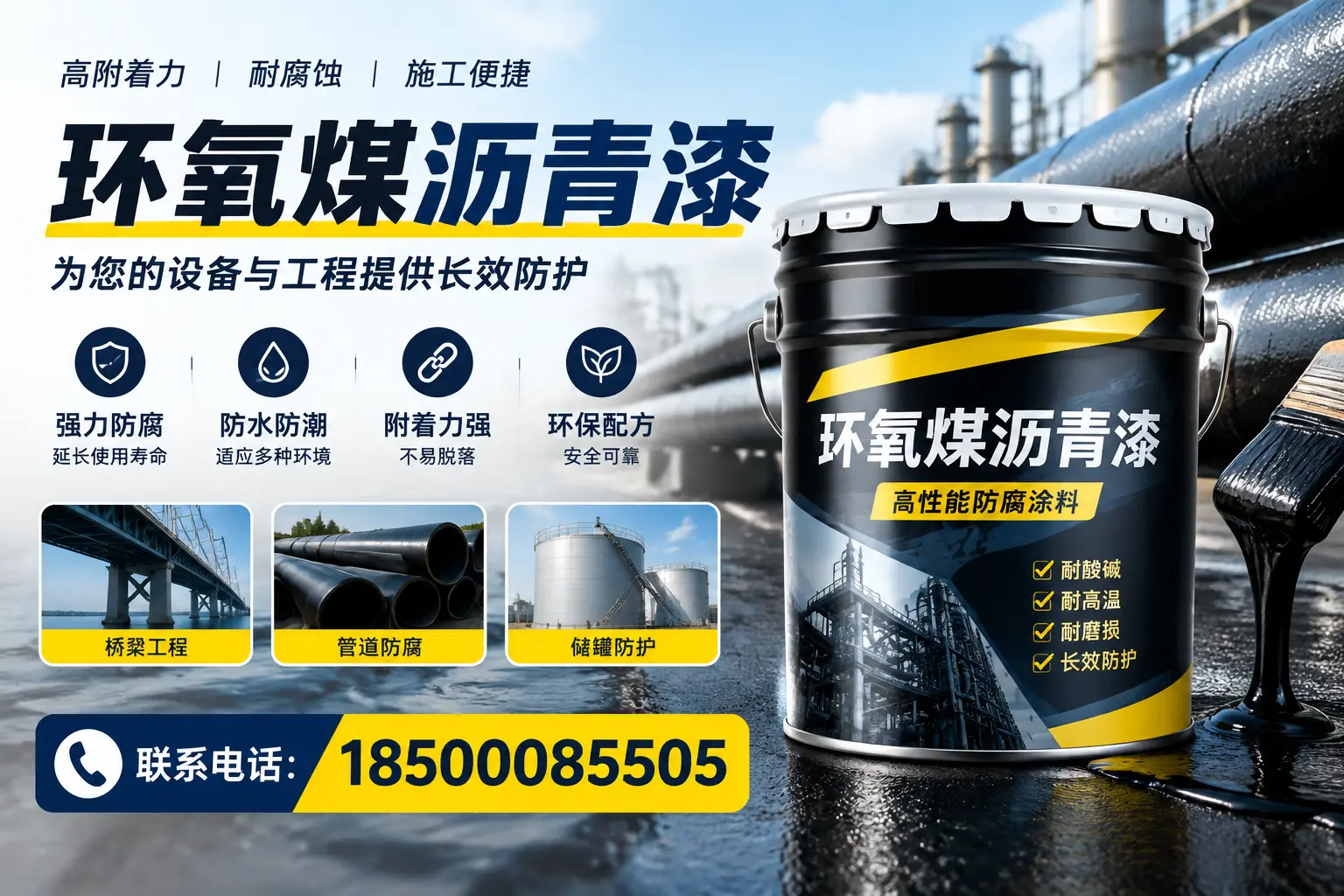 环氧煤沥青漆与其他涂料的对比分析，助力定海企业决策