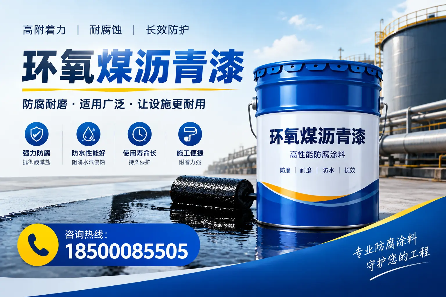 环氧煤沥青漆与其他涂料的对比分析，助力定海企业决策